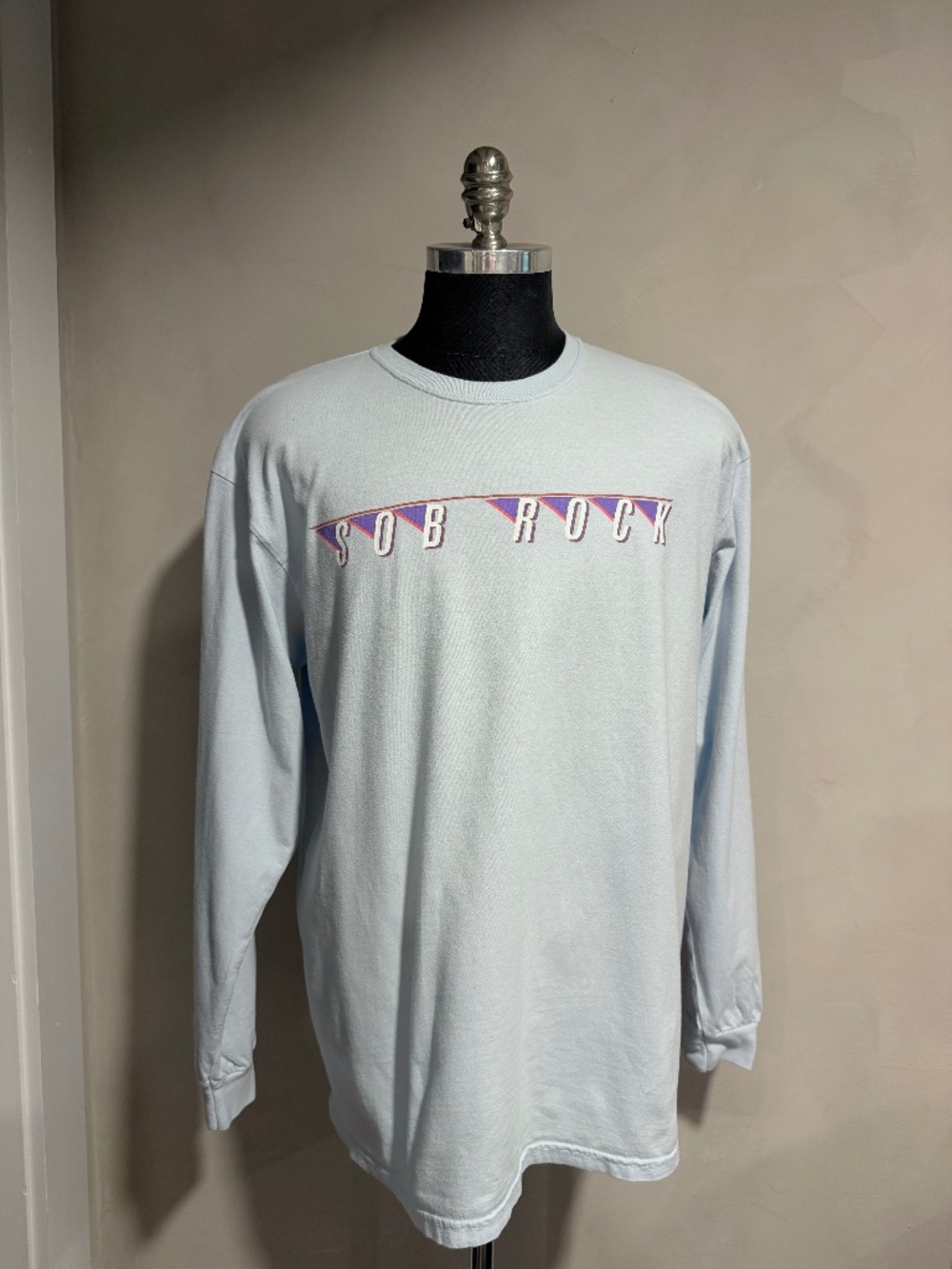 John Mayer Sob Rock U.S. Tour 2022 Long Sleeve Shirt XL Comfort Colors Blue